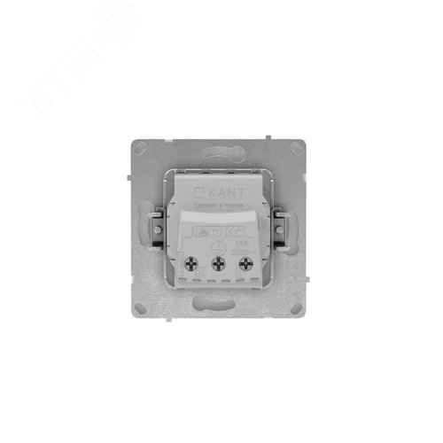 Розетка силовая, 2P+E, с з/ш, KANT, белая магнолия - фото 8
