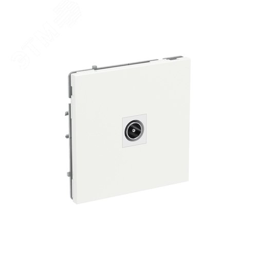 Розетка TV одиночная, KANT, белая магнолия - фото 2