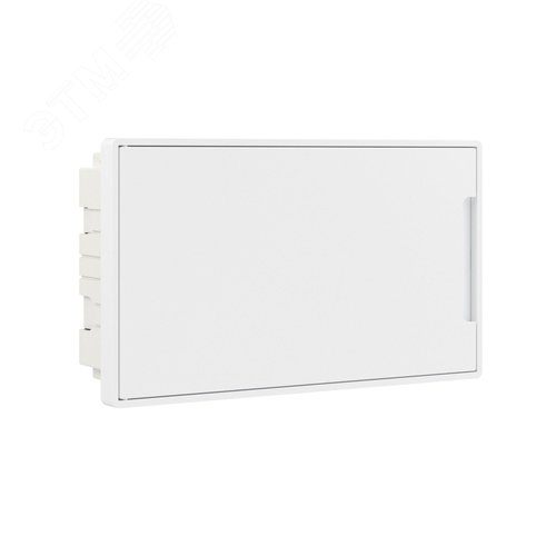 Щиток 18 мод встраиваемый Фрейм (FRAME), белый, с белой дверцей, с 2 шинами PEN на 8 и 10 отв. - фото 1