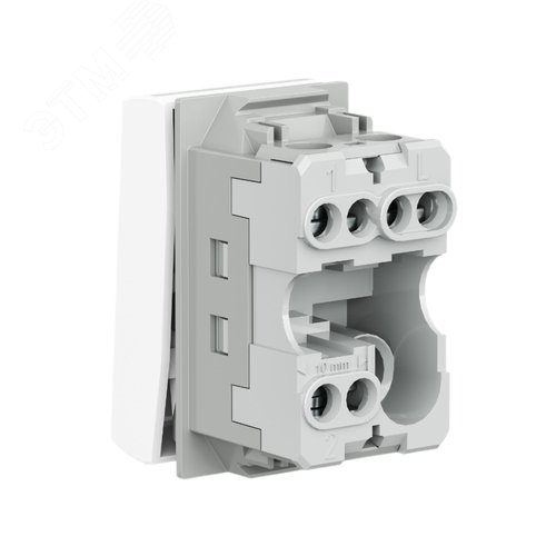 Переключатель, ЭУИ Вива (Viva), 1 мод., белый - фото 4