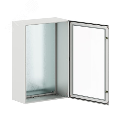 Корпус навесной уличный ST Outdoor с М/П с прозрачной дверью ВxШxГ 1200x800x400 мм, IP66 - фото 2