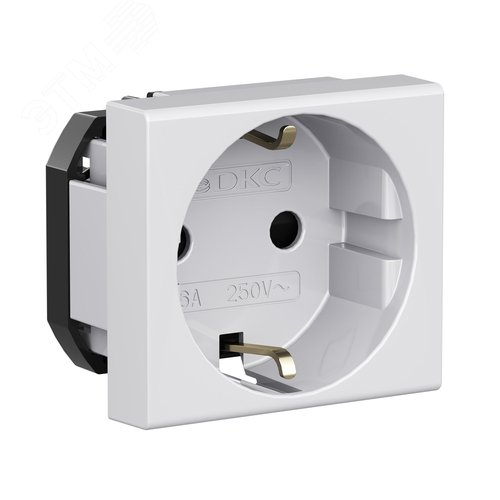 Розетка силовая 2Р+Е, со шторками, ЭУИ Вива (Viva) - фото 2