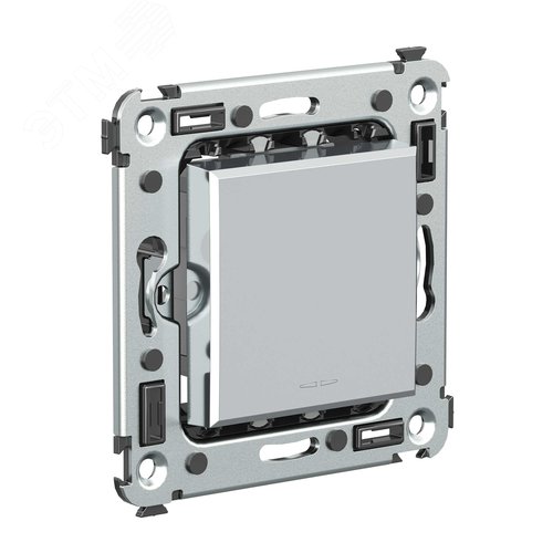 Avanti Кнопка одноклавишная в стену Закаленная ст аль - фото 2