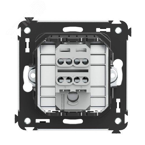 Avanti Инвертор одноклавишный в стену Закаленная  сталь (Переключатель сх.7) - фото 3