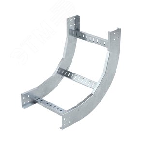 Угол вертикальный внутренний 90 градусов 50х400 R300 лонжерон 1,5 мм в комплекте крепежные элементы соединительные пластины - фото 1