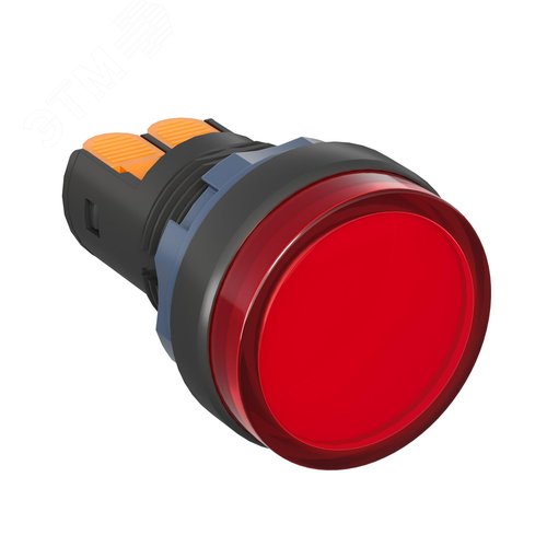 Сигнальная лампа со встроенным диодом 220В, красная, зажим Plug-In - фото 1