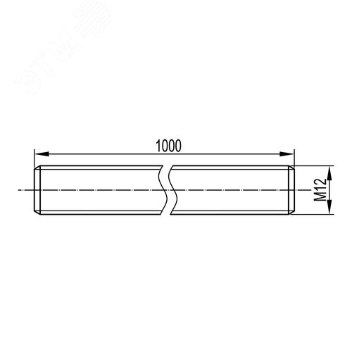 Шпилька М12х1000 - фото 2