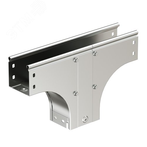 Ответвитель-переходник TDSA Т-образный вертикальный 80/150 в комплекте крепежные элементы соединительные пластины - фото 1