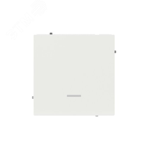 Выключатель одноклавишный с подсветкой, KANT, белая магнолия - фото 1