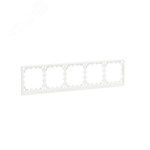 Рамка на 5 постов, KANT, белая магнолия - фото 2