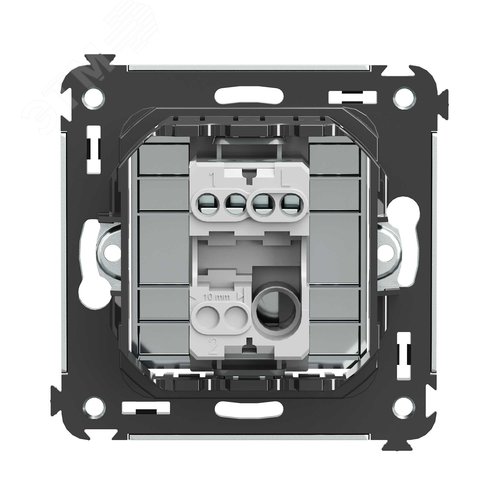 Avanti Кнопка одноклавишная в стену Закаленная ст аль - фото 3