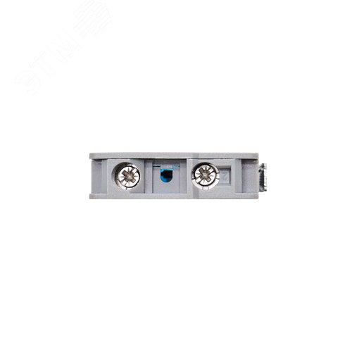 Контактный блок с клеммными зажимами под винт со светодиодом на 220В, синий - фото 4