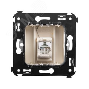 Avanti Компьютерная розетка RJ-45 в стену, кат.5e одинарная экранированная, Ванильная дымка - фото 3