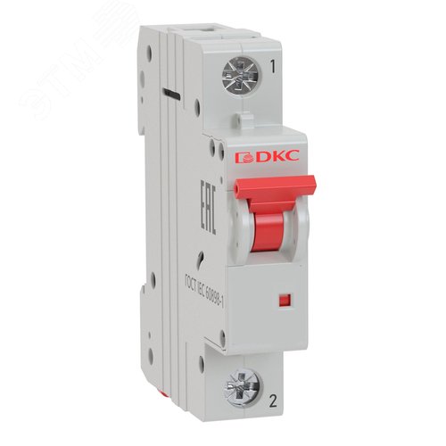 Изображение товара Выключатель автоматический модульный YON MD63 1P 6А B 6kA (шт)