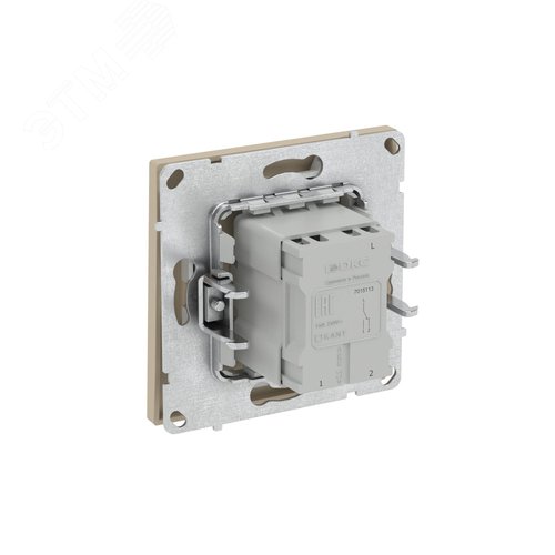 Переключатель одноклавишный, KANT, ванильный марципан - фото 5