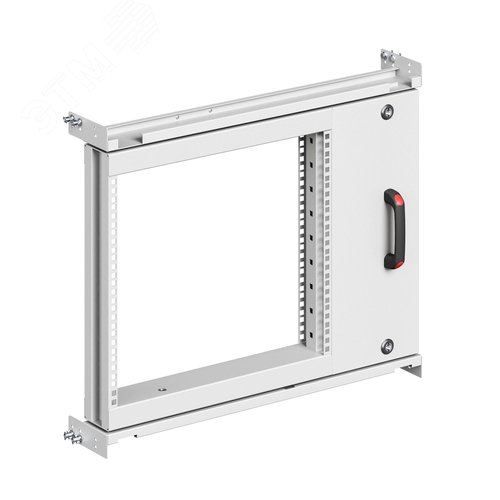 Рама поворотная частичная, центрированная 18U для 19 оборудования для корпусов CQE & CQE N, ВхШ 1200х600 мм - фото 1