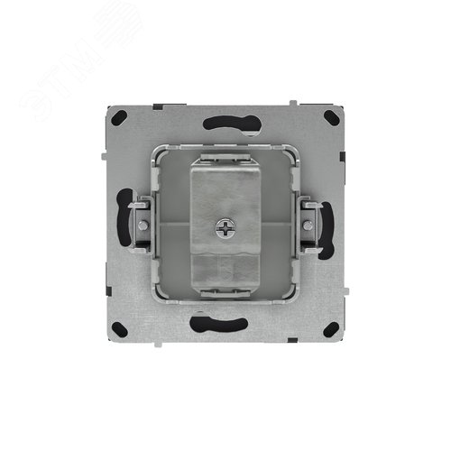 Розетка TV проходная, KANT, черный уголь - фото 3