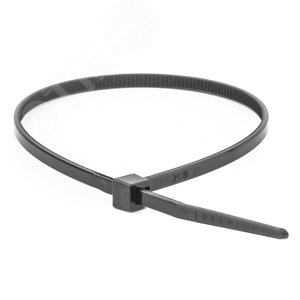 Хомут P6.6 устойчивый к УФ, черный, 2,5x100 - фото 1