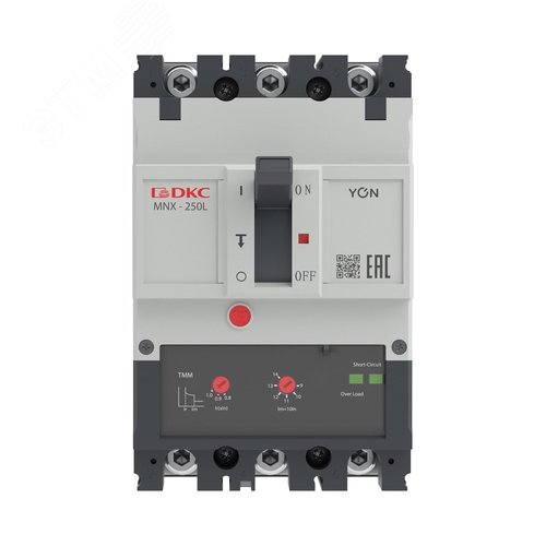 Выключатель автоматический YON pro MNX250L 3P 250 A 70 kA при AC415V расцепитель TMM - фото 2