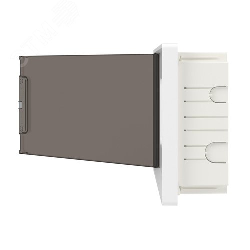 Щиток 18 мод встраиваемый Фрейм (FRAME), белый, с тонированной дверцей, с 2 шинами PEN на 8 и 10 отв. - фото 6