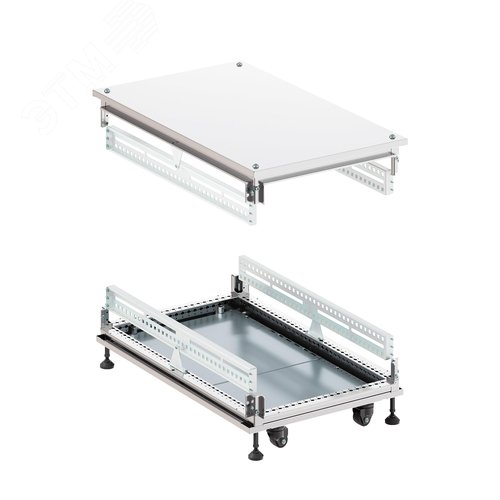 Крыша основание сплошные IT-CQE 600x600, RAL7035 - фото 2