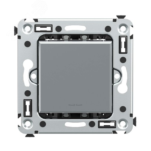 Avanti Кнопка одноклавишная в стену Закаленная ст аль - фото 1