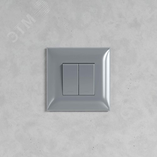 Avanti Кнопка двухклавишная в стену,Закаленная с  аль - фото 5