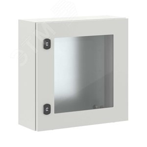 Щит монтажный ЩМП 500x500x200 мм STE с М/П с прозрачной дверью - фото 2