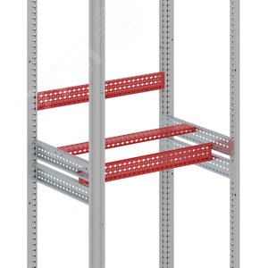 Рейка поперечная, широкая, для шкафов CQE шириной 1000 мм, 1 упаковка - 4 шт. - фото 2