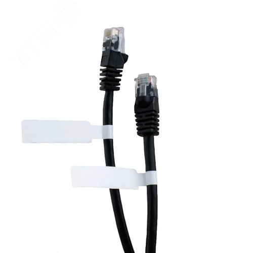 Складной флажок в рулоне для ТТ печати, 60х20мм, для постоянной маркировки, 1 шт./ряд., 1тыс.шт./упак. (для кабеля диаметром до 10 мм) - фото 1