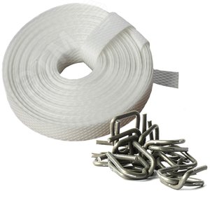 Изображение товара Комплект для фиксации. 1 комплект - 10 пряжек, 10 м. ленты. (компл)