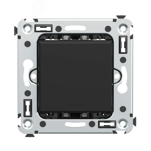 Изображение товара Avanti Кнопка одноклавишная в стену, , Черный матовый (шт)