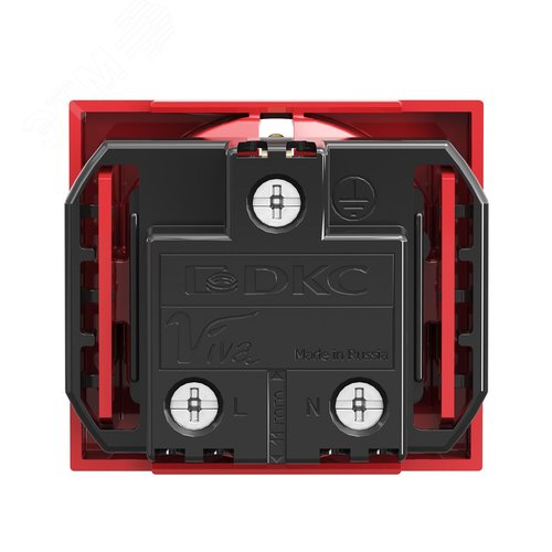 Розетка силовая 2Р+Е, со шторками, ЭУИ Вива (Viva) - фото 4