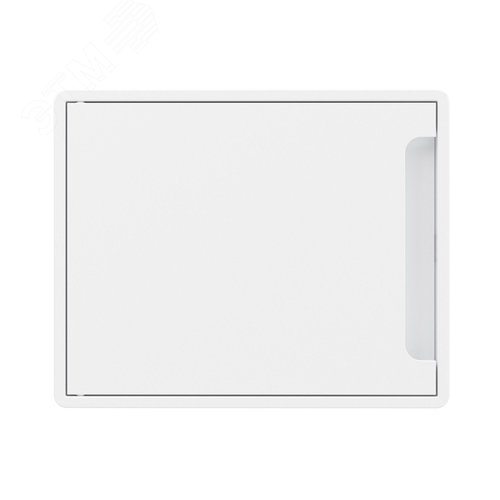 Щиток 8 мод настенный Фрейм (FRAME), белый с белой дверцей, с 2 шинами PEN на 6 и 8 отв. - фото 2