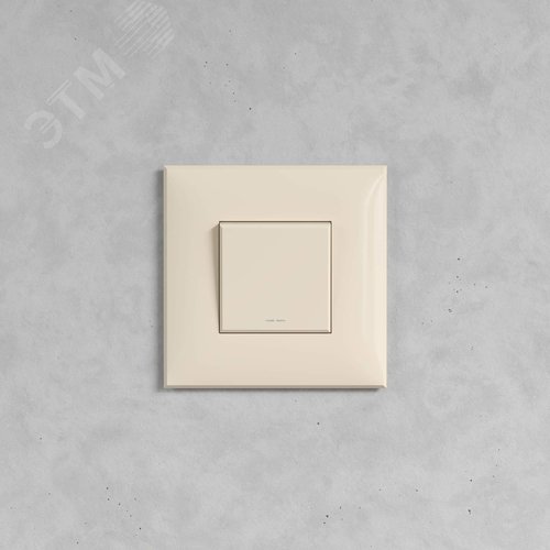 Avanti Выключатель одноклавишный, в стену, Ванильная дымка - фото 5