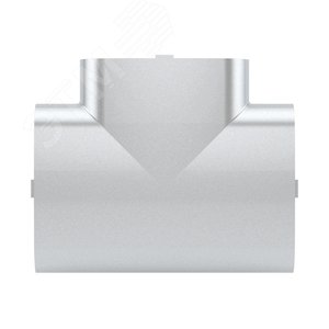 Тройник 140х50мм серый металлик - фото 2