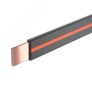 Изображение товара Гибкая шина в ПВХ изоляции, 2x40x1мм, ном. ток 400А, длина 2 метра (шт)