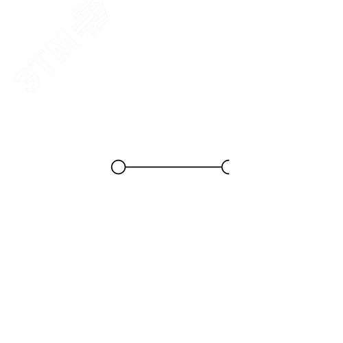 Клемма заземления вставная наборная центральная   ,зажим push-in, 1 точка подключения, 2.5 кв.мм,   желто-зеленая - фото 2