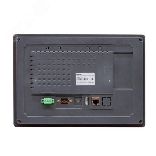 Панель операторская промышленная, диагональ 10.1, дисплей TFT 16,77М цветов, разрешение 1024x600 px, порты: 2 COM, 1 Micro USB, 1 USB, 1 Ethernet - фото 3