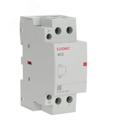 Изображение товара Контактор модульный YON max типа MCU, 2P, 63A, 240В, 2НО (шт)