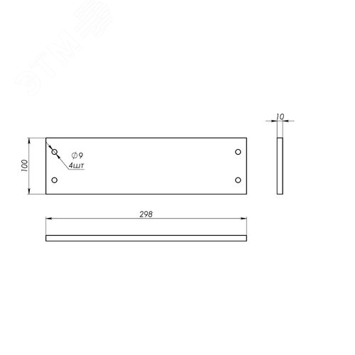 Изолятор опорный перфорированный, 400мм, 1шт - фото 5