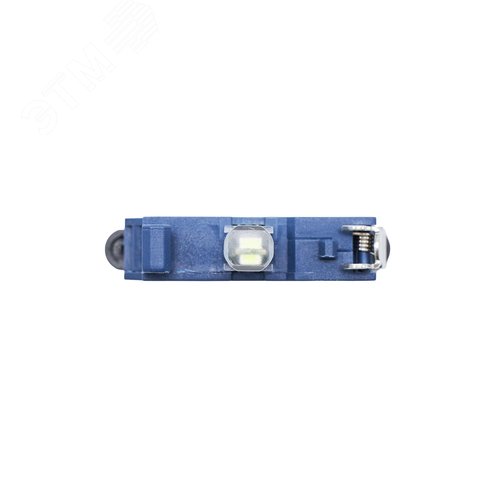 Контактный блок с клеммным безвинтовым зажимом со светодиодом на 9-24В, белый - фото 3