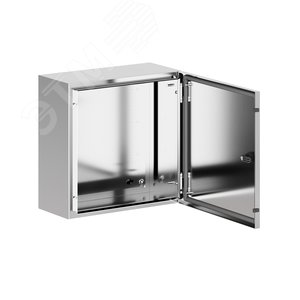 Корпус навесной STH с М/П, нержавеющая сталь AISI304, ВхШхГ 400x400x200 мм, без фланца - фото 2