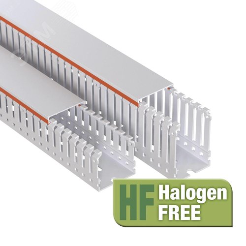 Короб перфорированный RLHF6 60x60,  без галогенов, светло-серый - фото 5