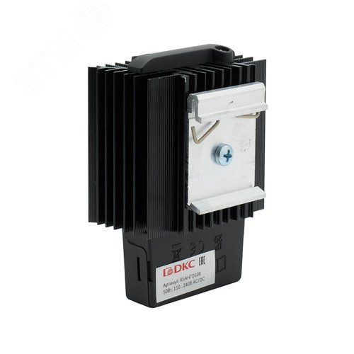 Обогреватель в чёрном алюминиевом корпусе 25 Вт, 48 В DC - фото 2