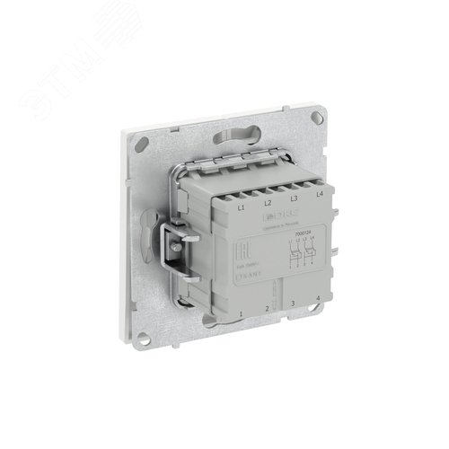 Инвертор двухклавишный, KANT, белая магнолия - фото 5