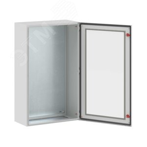 Щит с монтажной панелью ЩМП 1000x600x300мм  серия ST c прозрачной дверью - фото 2