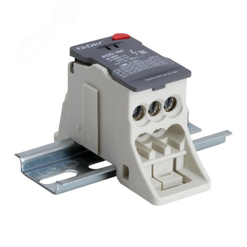 Блок распределительный, винтовой зажим, 1x70 кв.мм, 7х16 кв.мм - фото 1