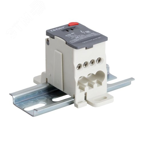 Блок распределительный, винтовой зажим, 3x16 кв.мм, 4х6 кв.мм - фото 1