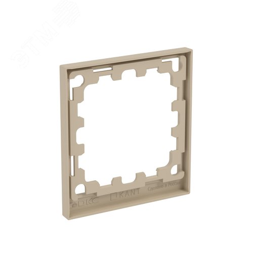 Рамка 1 пост IP44, KANT, ванильный марципан - фото 3